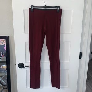 Wine Red Leggings Medium Excellent Material!